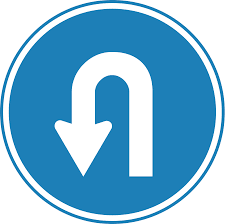 uturn sign